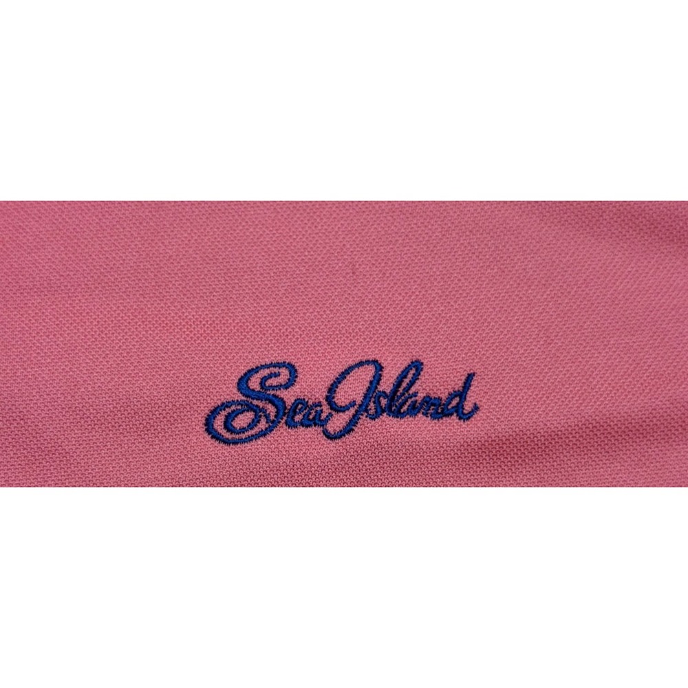 Peter Millar Polo Shirt Mens XL Sea Island Performance Knit Pink Golf - Picture 4 of 10